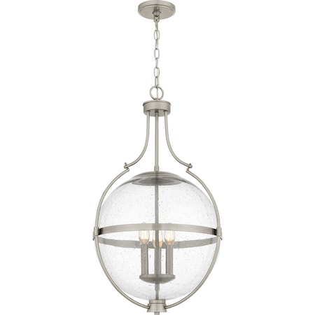 Quoizel Pendant Pendant 3 Lights Brushed Nickel QP6169BN
